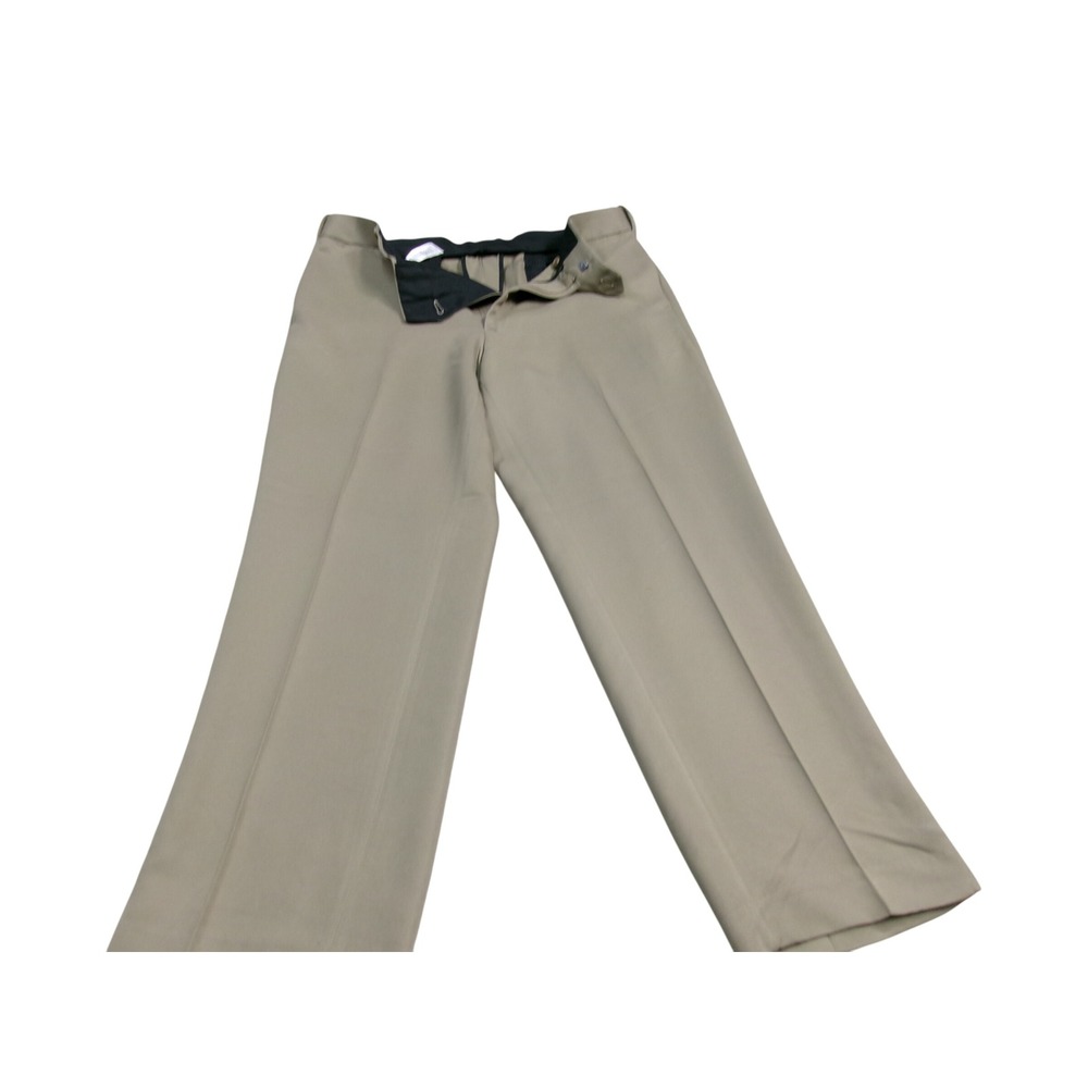 Savane Men's Tan Dress Pants Front Flat Front Straight Leg Work Casual34x29